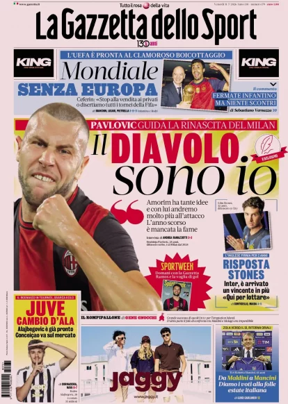 Ceferin Warns Against Private Investment as La Gazzetta Discusses ‘World Cup Without Europe’