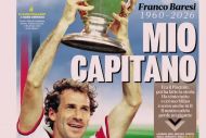 Today’s Papers – Italy pays tribute to Baresi