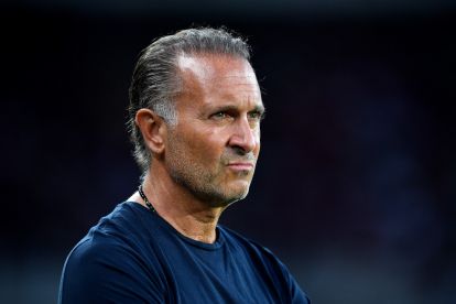 TURIN, ITALY - AUGUST 23: Gerry Cardinale, President of AC Milan, looks on before the Serie A match between Torino FC and AC Milan at Stadio Olimpico Grande Torino on August 23, 2026 in Turin, Italy. (Photo by Valerio Pennicino/Getty Images)