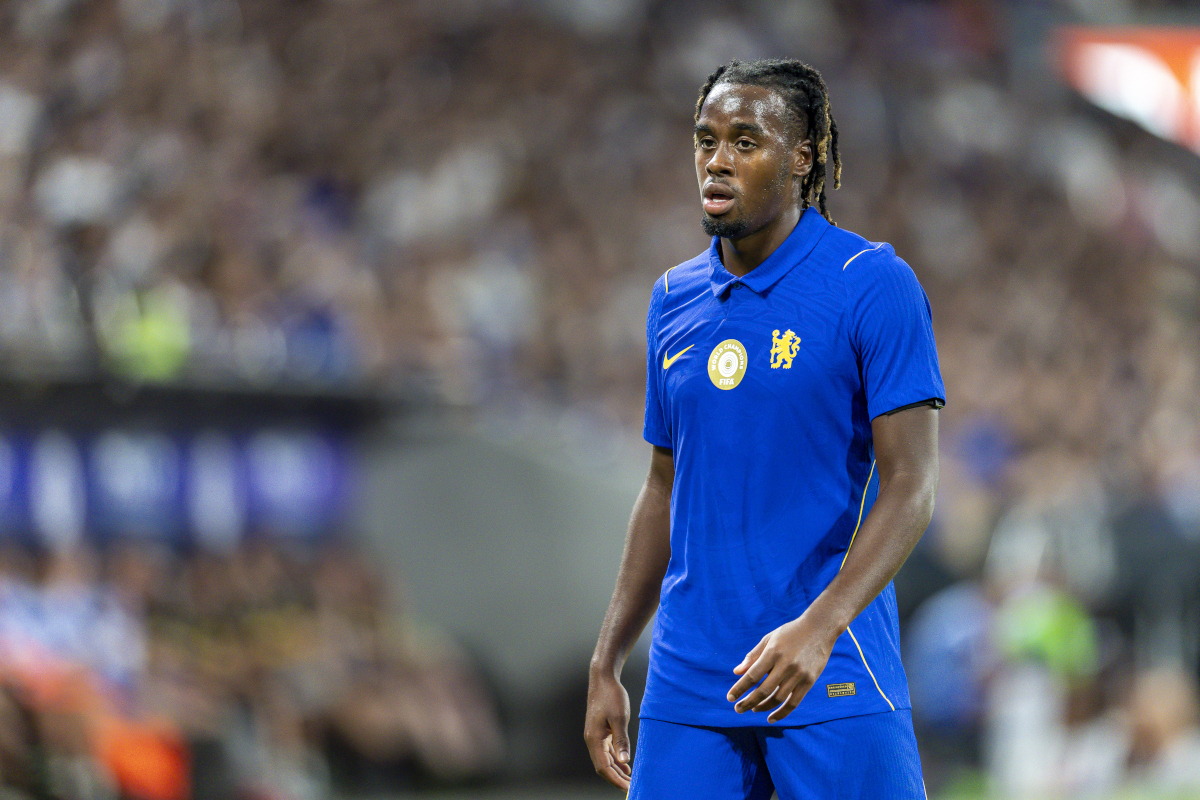 HONG KONG, CHINA - AUGUST 5: Jamie Gittens of Chelsea FC reacts during the preseason friendly between Chelsea and Juventus at the Kai Tak Stadium on August 5, 2026 in Hong Kong, China. (Photo by Yu Chun Christopher Wong/Eurasia Sport Images/Getty Images)