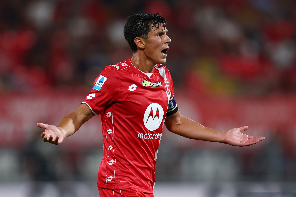 MONZA, ITALY - AUGUST 24: Matteo Pessina of AC Monza gestures during the Serie A match between Monza and Genoa at U-Power Stadium on August 24, 2024 in Monza, Italy. (Photo by Francesco Scaccianoce/Getty Images)
