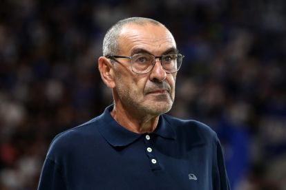 BERGAMO, ITALY - AUGUST 23: Maurizio Sarri, Head Coach of Atalanta looks on before the Serie A match between Atalanta BC and US Sassuolo at Stadio Atleti Azzurri d'Italia on August 23, 2026 in Bergamo, Italy. (Photo by Marco Luzzani/Getty Images)