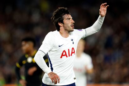 SYDNEY, AUSTRALIA - AUGUST 01: Italy international Sandro Tonali of Tottenham Hotspur celebrates scoring a goal during the Sydney Super Cup match between Chelsea FC and Tottenham at Accor Stadium on August 01, 2026 in Sydney, Australia. (Photo by Brendon Thorne/Getty Images)