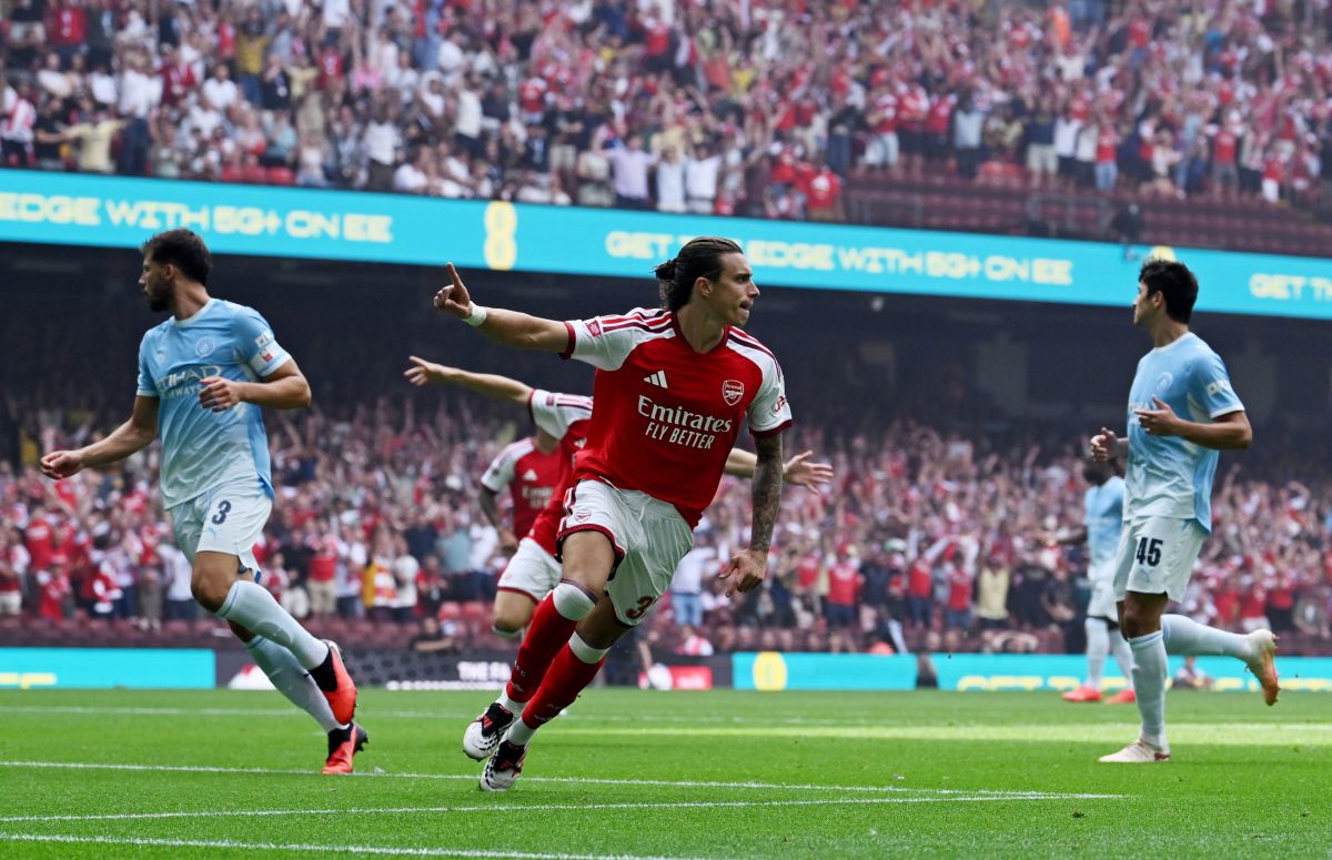 Calafiori scores as Arsenal humble Maresca’s Man City in Community Shield