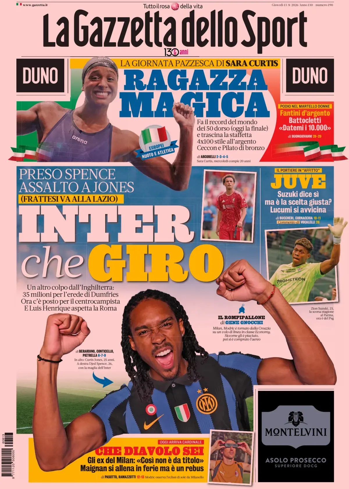 Today’s Papers: Spence secured, English Inter, Alajbegovic talks