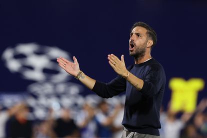 COMO, ITALY - SEPTEMBER 10: Cesc Fabregas, Manager of Como 1907, celebrates after the UEFA Champions League 2026/27 League Phase MD1 match between Como 1907 and RB Leipzig at Giuseppe Sinigaglia Stadium on September 10, 2026 in Como, Italy. (Photo by Claudio Villa/Getty Images)