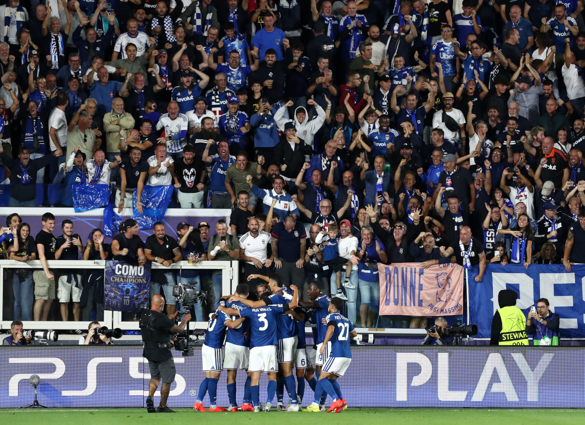 Video: Baturina scores Como’s first ever goal in the Champions League