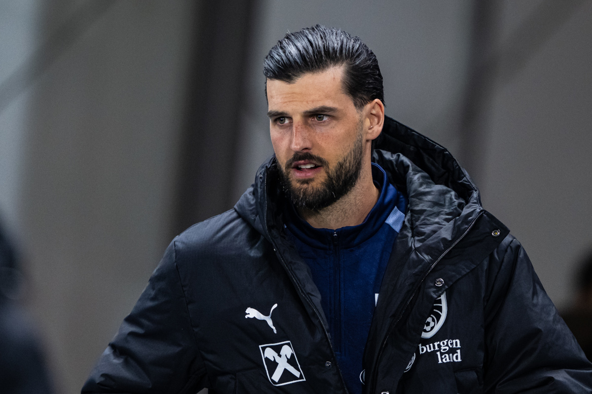 VIENA, ÁUSTRIA - 31 DE MARÇO: Florian Grillich da Áustria durante o treinamento antes do amistoso internacional entre Áustria e Coreia do Sul em 31 de março de 2026 em Viena, Áustria. (Foto de Christian Bruna/Getty Images)