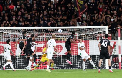 MONZA, ITALY - SEPTEMBER 18: Gustavo Varela of AC Monza scores his team’s first goal during the Serie A match between AC Monza and US Sassuolo at U-Power Stadium on September 18, 2026 in Monza, Italy. (Photo by Marco Luzzani/Getty Images)