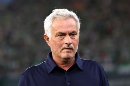 SEVILLE, SPAIN - SEPTEMBER 04: Jose Mourinho, Head Coach of Real Madrid looks on before the LaLiga EA Sports 2026/27 match between Real Betis Balompie and Real Madrid at Estadio La Cartuja on September 04, 2026 in Seville, Spain. (Photo by Fran Santiago/Getty Images)