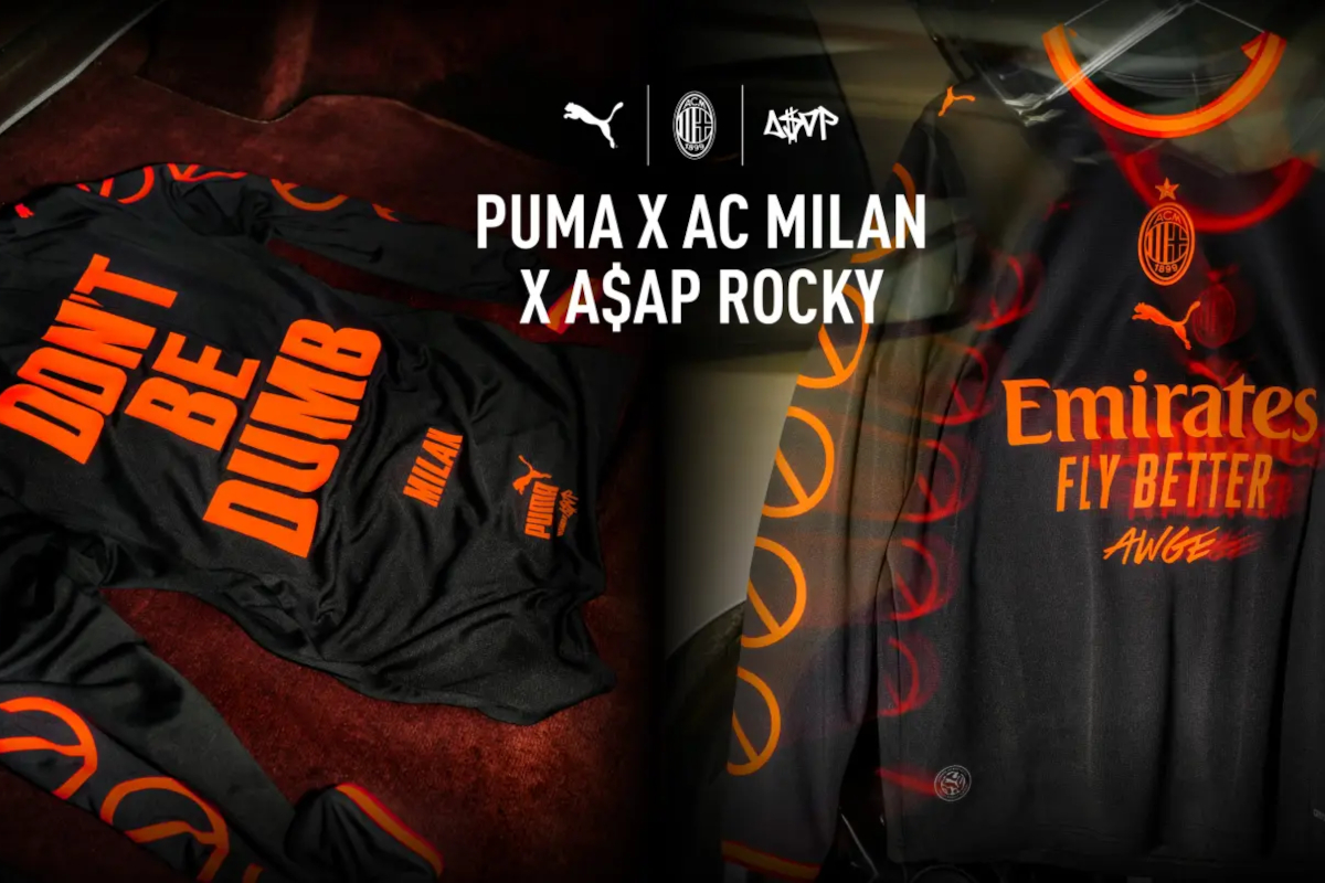 AC Milan e PUMA apresentam sua colaboração com A$AP Rocky, uma customização especial de edição limitada do terceiro kit 2026/27 (acmilan.com)