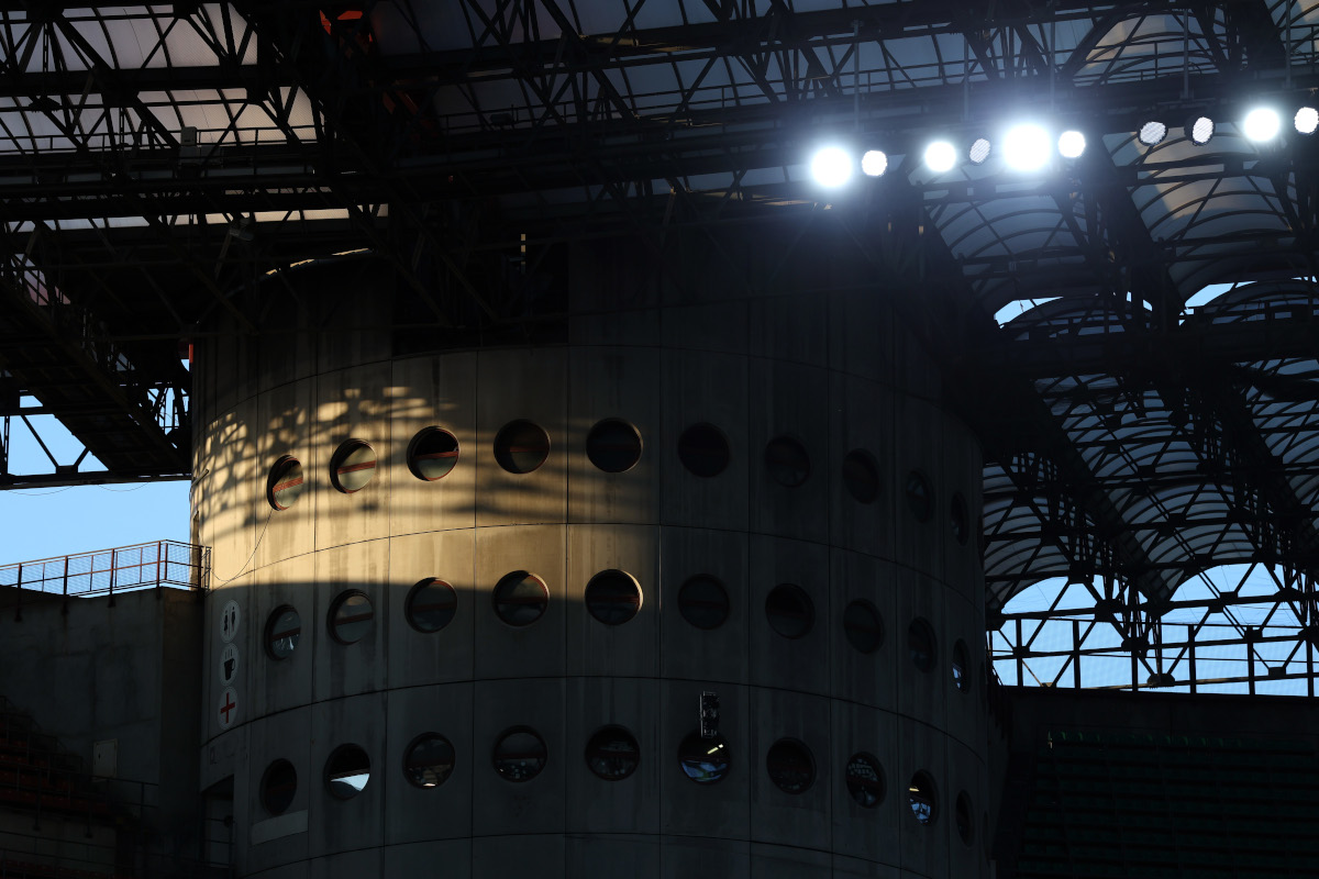 MILÃO, ITÁLIA - 14 DE SETEMBRO: Uma visão geral dentro do estádio antes da partida da Série A entre FC Internazionale e Udinese Calcio no Stadio Giuseppe Mezza em 14 de setembro de 2026 em Milão, Itália. (Foto de Cláudio Villa/Getty Images)