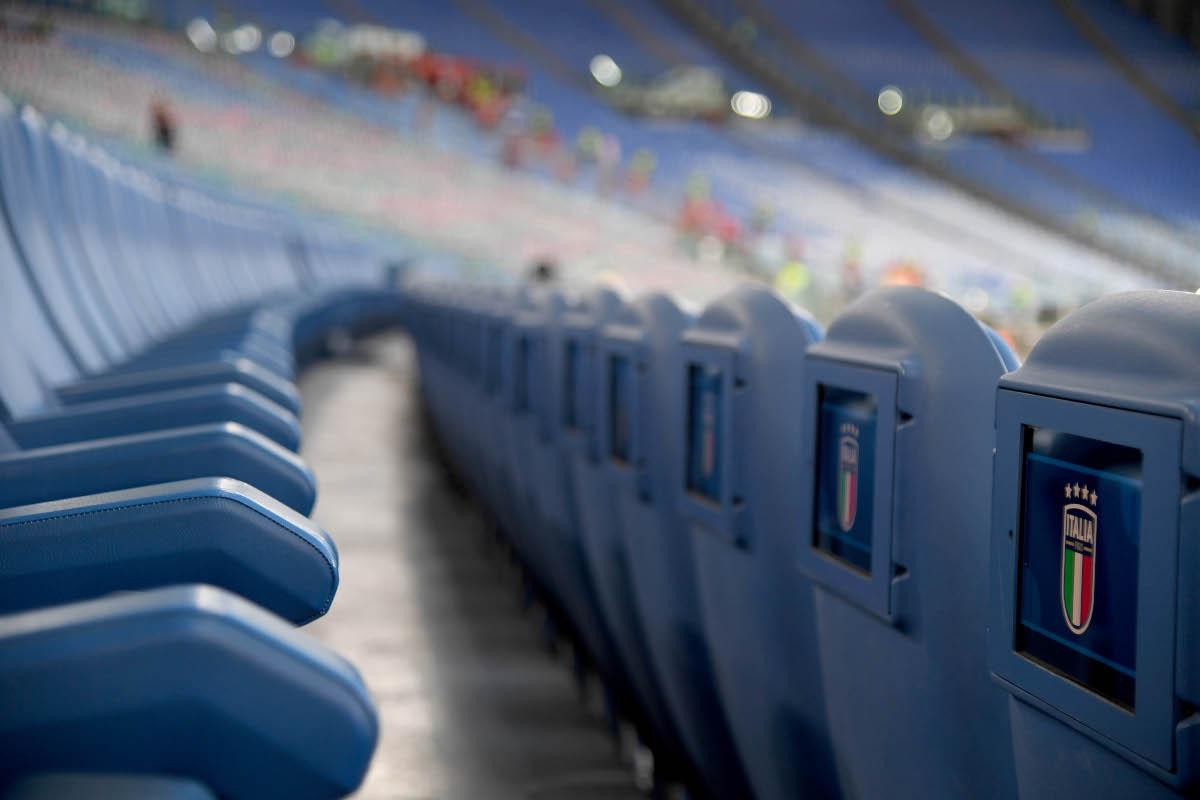 ROMA, ITÁLIA - 25 DE SETEMBRO: Vista geral antes da partida da fase de grupos da UEFA Nations League 2026/27 entre Itália e Bélgica no Stadio Olimpico em 25 de setembro de 2026 em Roma, Itália. (Foto de Marco Rossi/Getty Images)