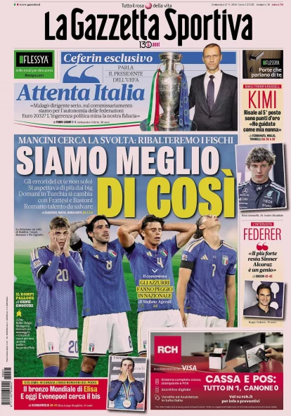 Italy’s performance questioned and Ceferin issues Euro 2032 warning, says reports