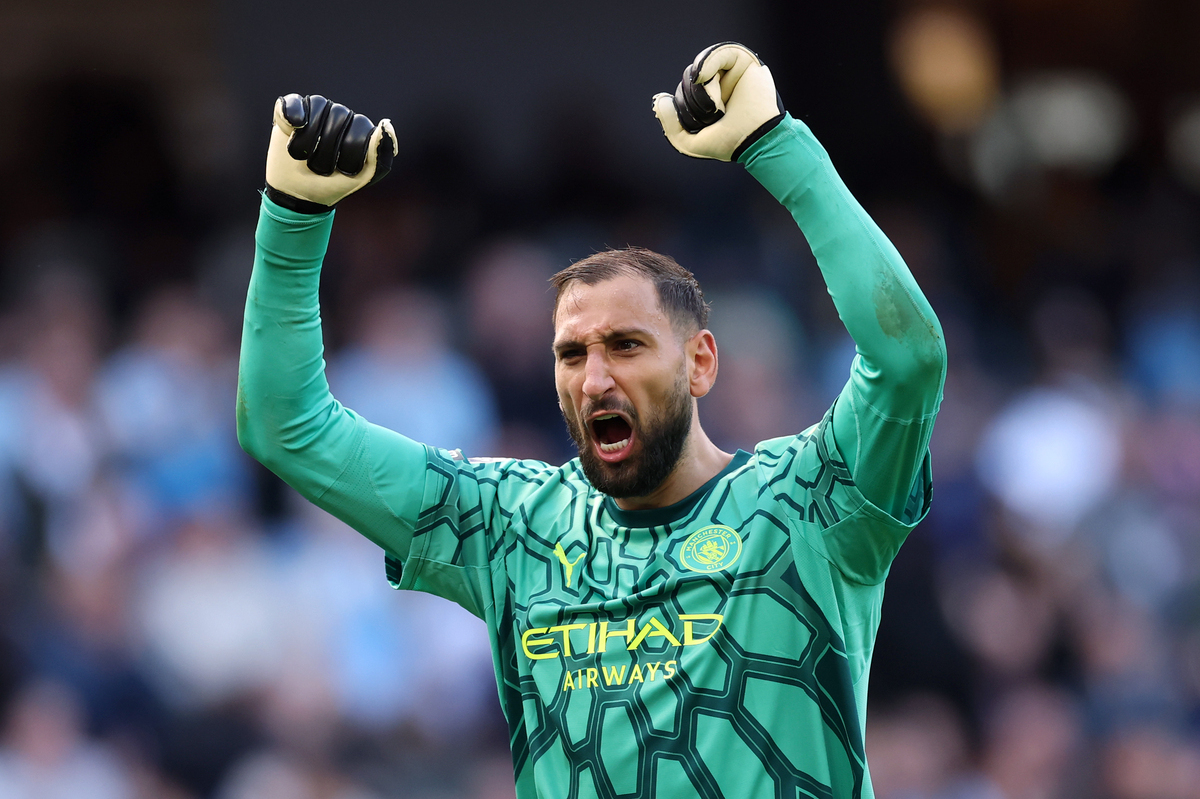 MANCHESTER, INGLATERRA - 20 DE SETEMBRO: Gianluigi Donnarumma do Manchester City comemora após a partida da Premier League 2026/27 entre Manchester City e Sunderland no Etihad Stadium em 20 de setembro de 2026 em Manchester, Inglaterra. (Foto de Carl Resin/Getty Images) (Itália)