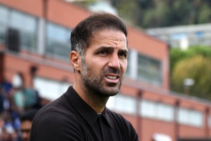 ITALY - OCTOBER 11: Cesc Fabregas, Manager of Como 1907, looks on before the Serie A match between Como 1907 and AS Roma at Giuseppe Sinigaglia Stadium on October 11, 2026 in Italy. (Photo by Marco Luzzani/Getty Images)
