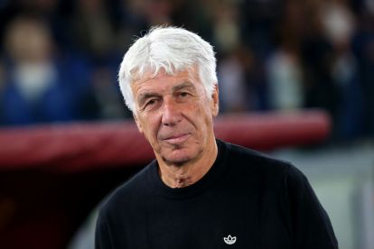 ROME, ITALY - OCTOBER 17: Gian Piero Gasperini, Manager of AS Roma, looks on before the Serie A match between AS Roma and Genoa CFC at Stadio Olimpico on October 17, 2026 in Rome, Italy. (Photo by Paolo Bruno/Getty Images)