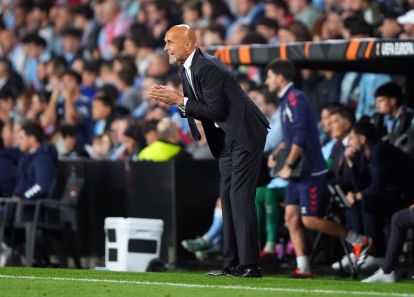 VIGO, SPAIN - OCTOBER 15: Luciano Spalletti, Head Coach of Juventus, reacts during the UEFA Europa League 2026/27 League Phase MD2 match between Real Club Celta and Juventus at Estadio Balaidos on October 15, 2026 in Vigo, Spain. (Photo by Jose Manuel Alvarez Rey/Getty Images)