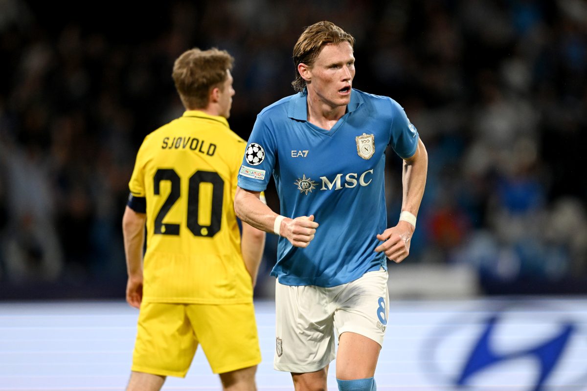 McTominay double rescues Napoli in 4-3 Bodo/Glimt Champions League thriller